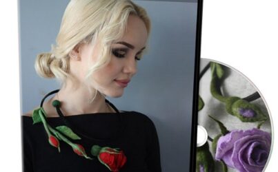 Елена Дол «Колье Роза» + «Шарф-пион»