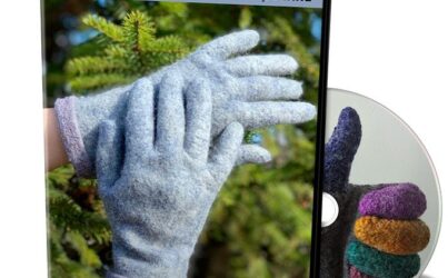 Е. Найденова. Перчатки с пухом ангорского кролика