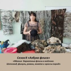 О.Шуляк. Азбука флиса 2. «Мягкие и бархатные флисы в войлоке. Шетланд, Финуль, Ромни, ягнята и кроссы пород»